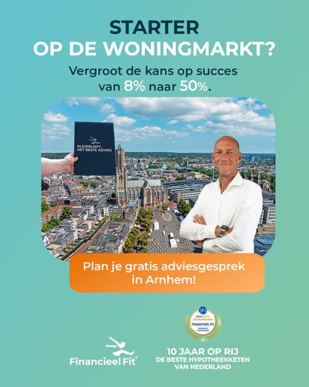 Publiek zichtbare Financieel Fit-advertentie uit Arnhem